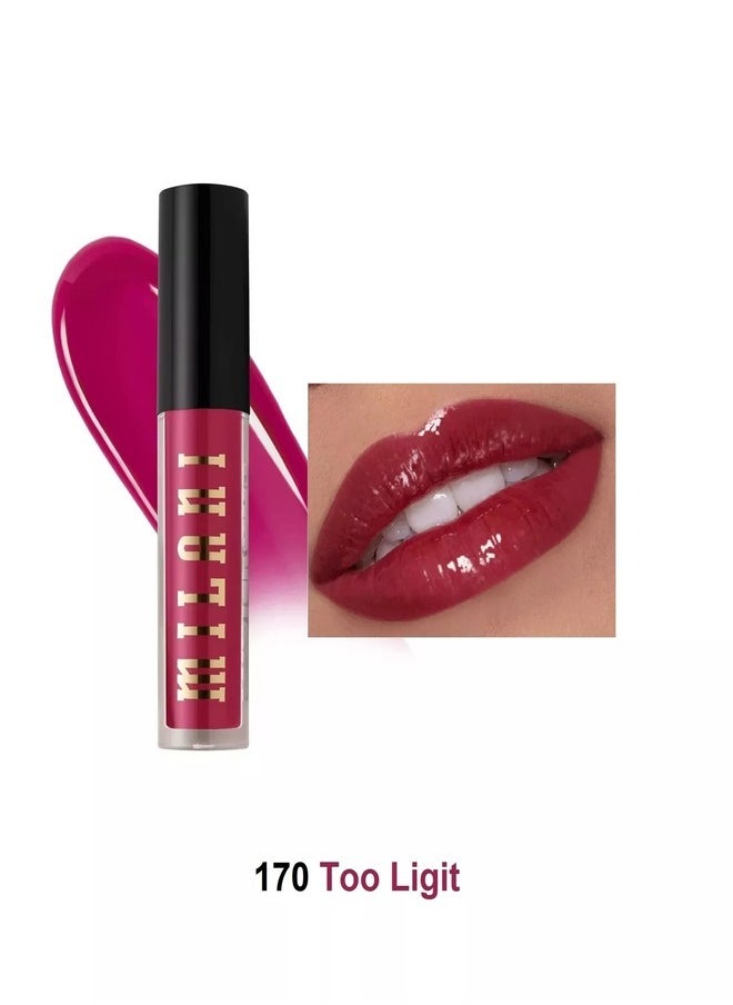 Milani Ludicrous Lip Gloss - Give Lips a Moisturizing Glossy 3d Shine - 170 Too Legit