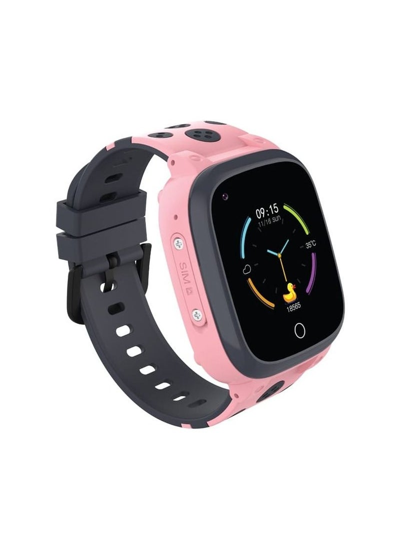 4G Kids Smart Watch with GPS and Video Call- Pink