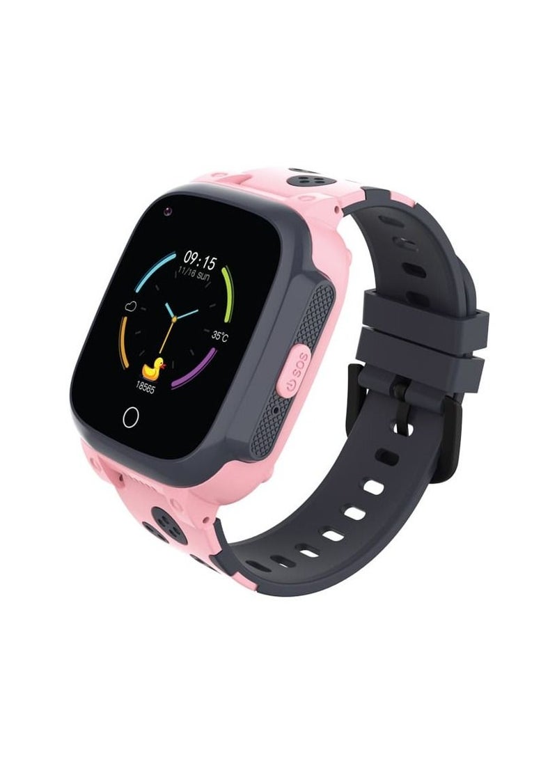 4G Kids Smart Watch with GPS and Video Call- Pink