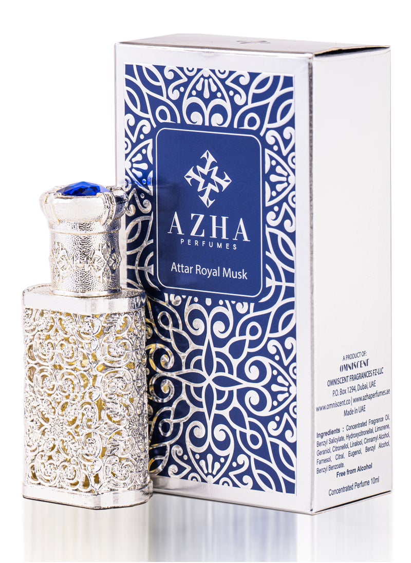 Azha Perfumes - Attar Royal Musk Concentrated Perfume 10 ml