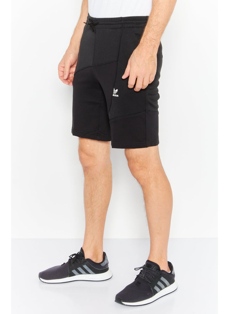 Men Sportswear Fit Outdoor Shorts, Black