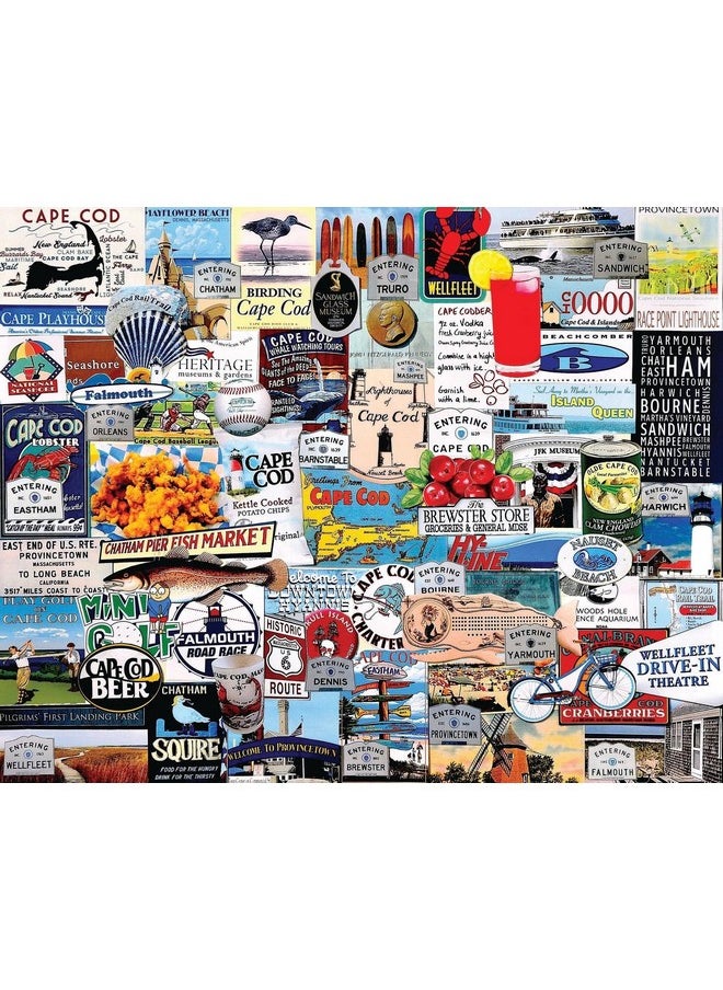 Puzzles I Love Cape Cod - 1000 Piece Jigsaw Puzzle