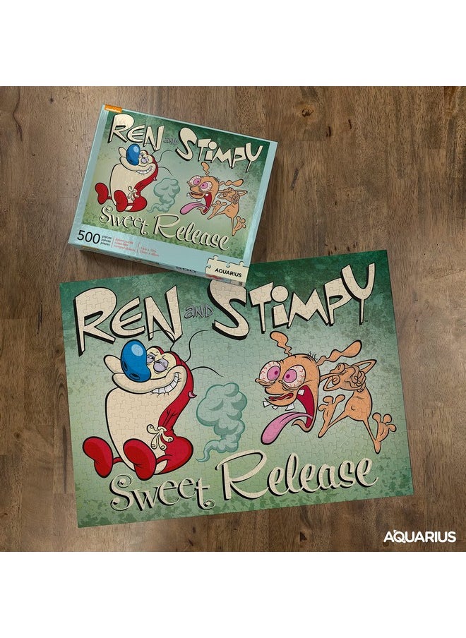 Aquarius Ren & Stimpy 500 Piece Jigsaw Puzzle