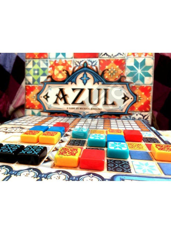 Azul Game, Strategy Tile Placement Board Game | Family Board Games For Adults And Kids - Ages 8 And Up, 2 To 4 Players