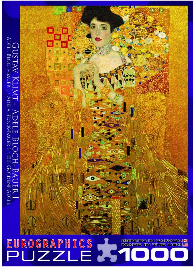 EuroGraphics Portrait of Adele Bloch Bauer by Gustav Klimt 1000 Piece Puzzle (6000-9947)