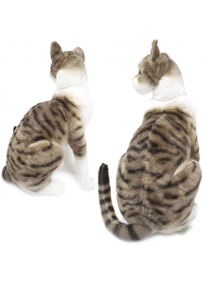 VIAHART Amy The American Shorthair Cat - 14 Inch Stuffed Animal Plush - by Tiger Tale Toys