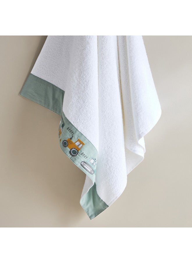 Grace Gearhead Beep Beep Turkish Cotton Kids Bath Towel 65 x 136 cm