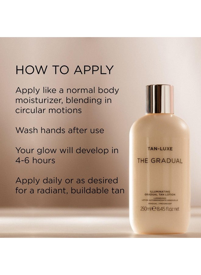 The Gradual - Illuminating Gradual Tan Lotion, 250Ml - Cruelty & Toxic Free