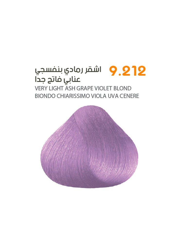 SAVOO Hair Color Cream 9.212 Very Light Ash Grape Violet Blond - Herbal Extract & Oil Plex 100ml