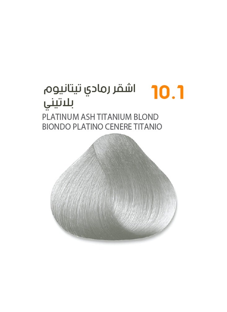 SAVOO Hair Color Cream 10.1 Platinum Ash Titanium Blond - Herbal Extract & Oil Plex 100ml