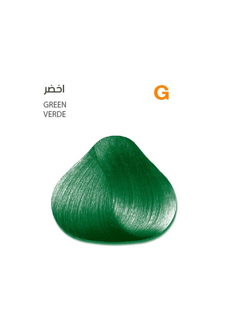 SAVOO Hair Color Cream G Green - Herbal Extract & Oil Plex 100ml