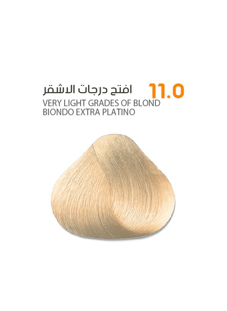 SAVOO Hair Color Cream 11 Very Light Grades of Blond - Herbal Extract & Oil Plex 100ml