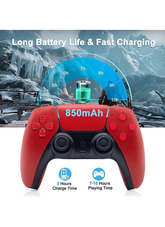 Wireless Controller for PS4 /Slim/Pro with Enhanced Dual Vibration/Analog Sticks/3.5mm Audio Jack/6-Axis Motion Sensor