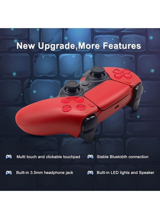 Wireless Controller for PS4 /Slim/Pro with Enhanced Dual Vibration/Analog Sticks/3.5mm Audio Jack/6-Axis Motion Sensor