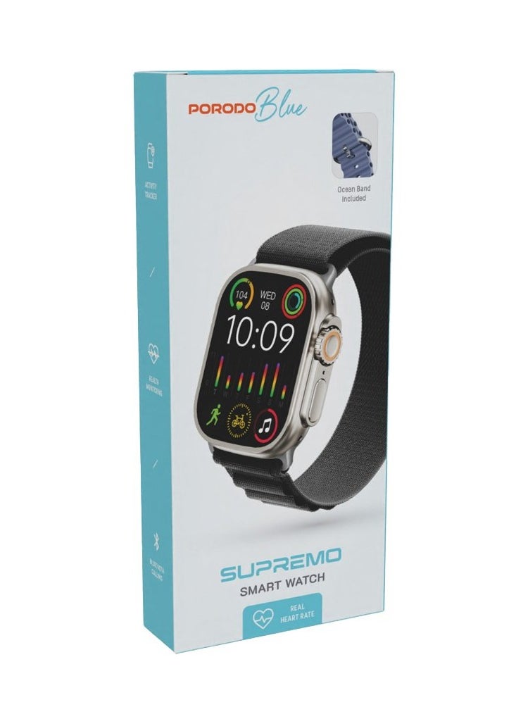 Porodo Blue Supremo Smart Watch