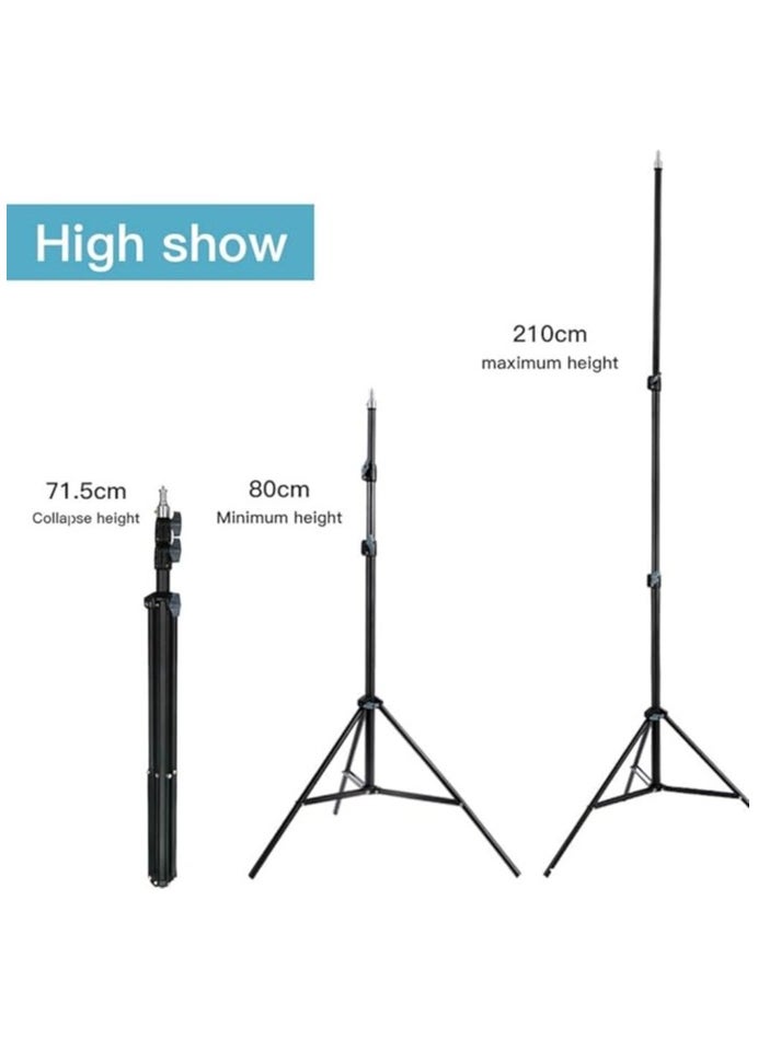 JMARY MT-75 Light Tripod Stand for Softbox Ring Lights and Mobile Phones