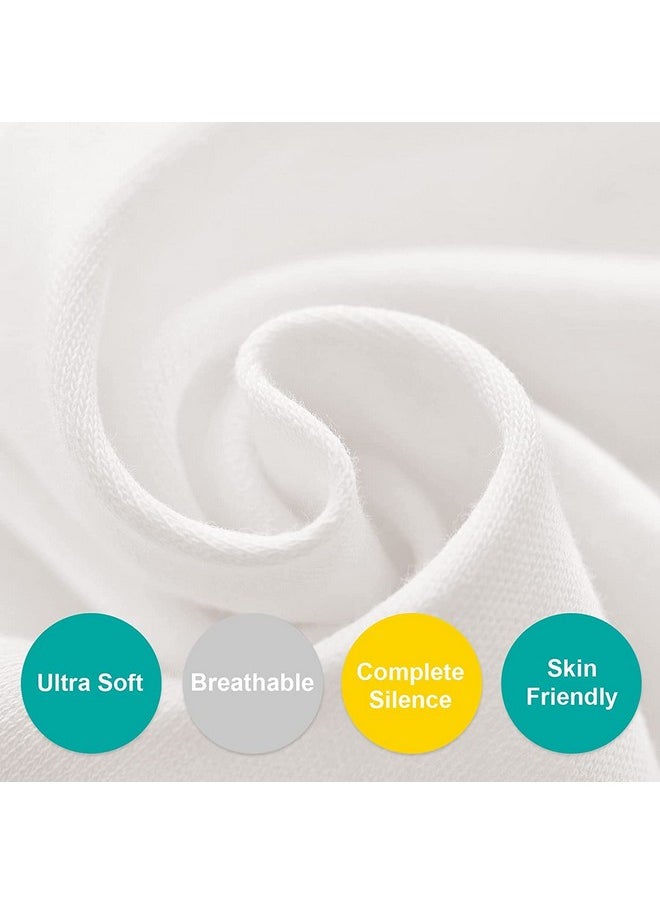 100% Cotton Bassinet Sheets Fit For Airclub, Amke 3 In 1 Bassinet, Newton And Bellababy Bassinet Bedside Sleeper, 2 Pack, Breathable And Soft Sheet For Baby, White