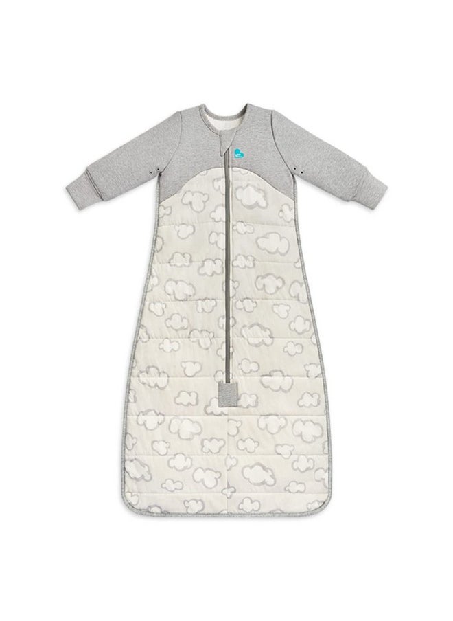 Warm Baby Sleep Bag (18-36 Mo), Super Soft Temp Regulating Sleeping Sack, 2.5Tog Warm Wearable Blanket, Grey