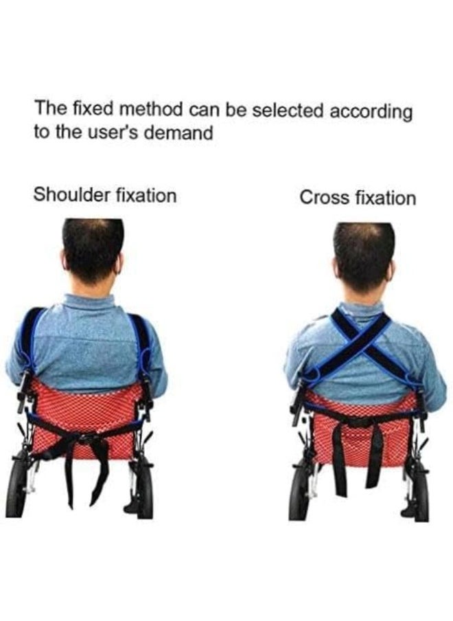 Secure Mobility Aids for Elderly and Disabled - Anti-Slip Safety Harness with Breathable Elastic Strap for Wheelchair and Bedridden Patients - Medical Supplies and Disability Equipment