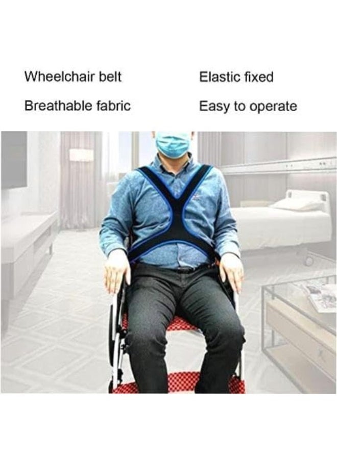 Secure Mobility Aids for Elderly and Disabled - Anti-Slip Safety Harness with Breathable Elastic Strap for Wheelchair and Bedridden Patients - Medical Supplies and Disability Equipment