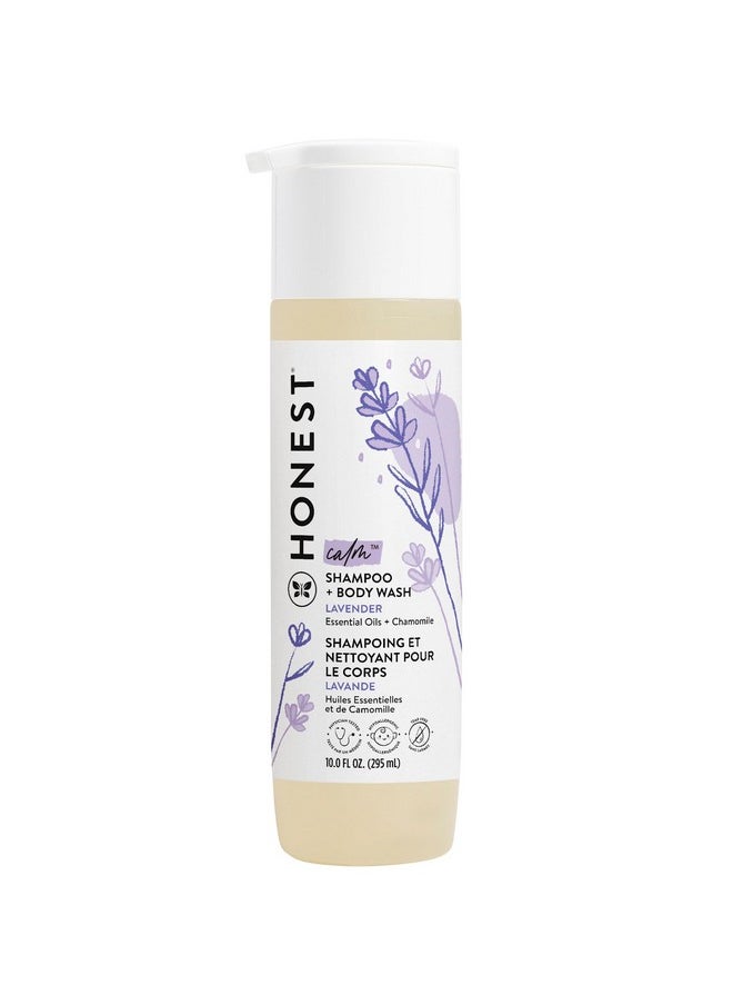 2-In-1 Cleansing Shampoo + Body Wash | Gentle For Baby | Naturally Derived, Tear-Free, Hypoallergenic | Lavender Calm, 10 Fl Oz