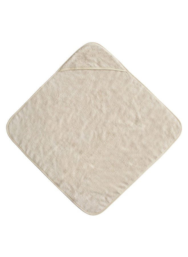 Baby Hooded Towel | Organic Cotton (Fog)