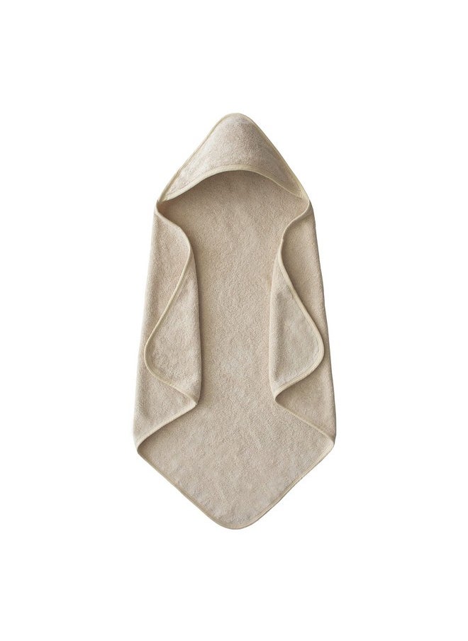 Baby Hooded Towel | Organic Cotton (Fog)