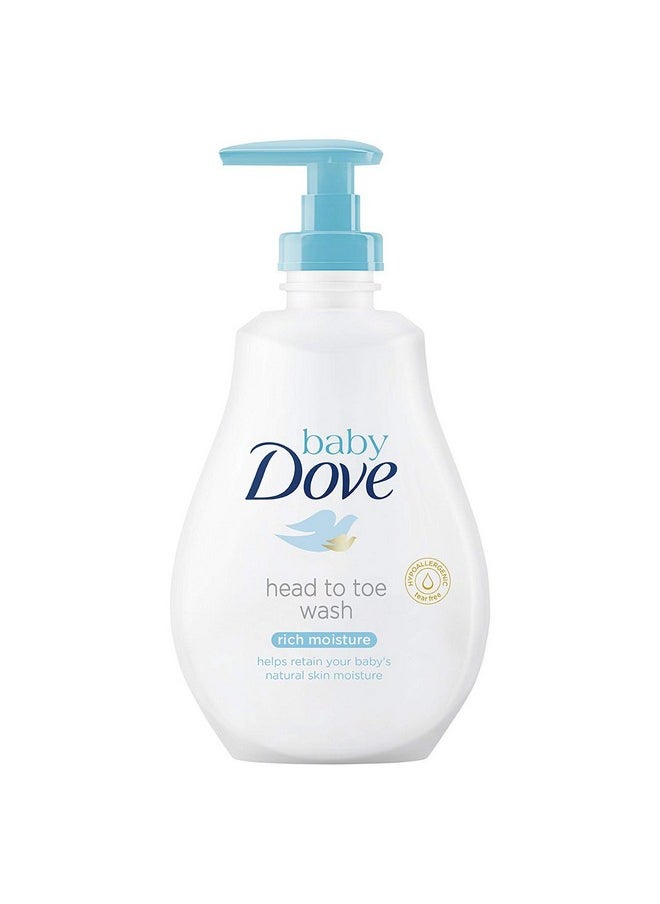 Baby Head To Toe Body Wash Rich Moisture - 6 Packs X 13.52 Fl.Oz / 400 Ml