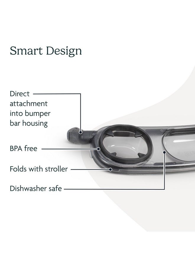 Snack Tray For Vista, Cruz, Rumbleseat / Quick Attachment / Folds With Stroller