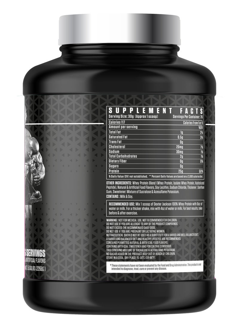 Black Series Isolate & Hydrolyzed Whey Protein 5 Lbs (76 Servings) - High Protein Supplement for Muscle Growth & Recovery (Blueberry Muffin)