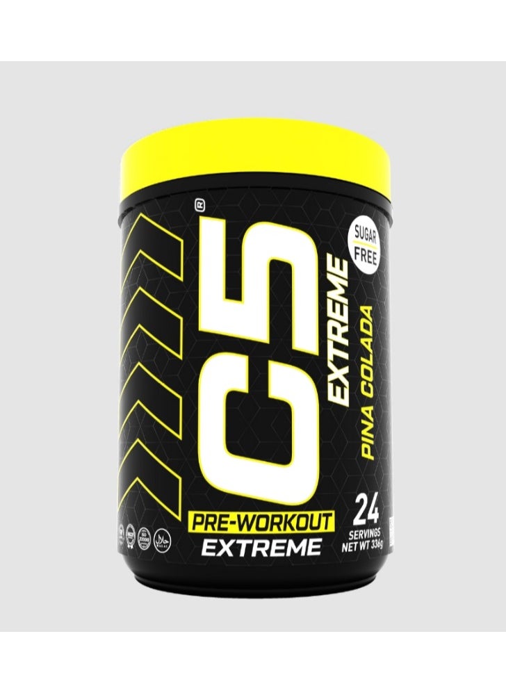 C5 Extreme Powder Pre-workout Pina Colada Flavor 24 Servings