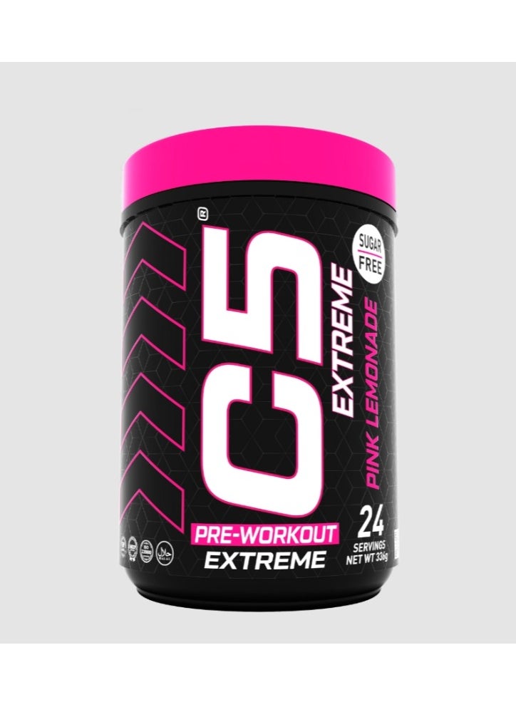 C5 Extreme Powder Pre-workout Pink Lemonade Flavor 24 Servings