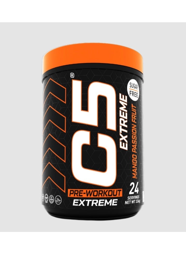 C5 Extreme Powder Pre-workout Mango Passionfruit 24 Servings