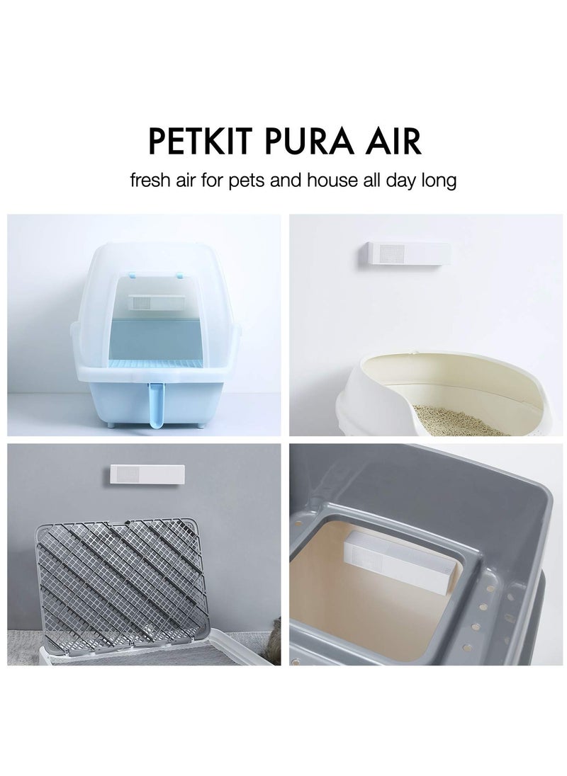 PETKIT PURA AIR, Pet Odor Remover for Cat Litter Box, Automatic Cat and Dog Odor Remover for Dog Toilet with Natural Plant Filter and Smart Infrared Sensor, Indoor Compact Pet Odor Removal