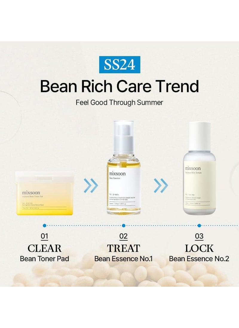 mixsoon [Mixsoon] Bean Essence 1.69 fl oz / 50ml | Natural fermented soybean serum for moisturization and skin nourishment | Cruelty Free