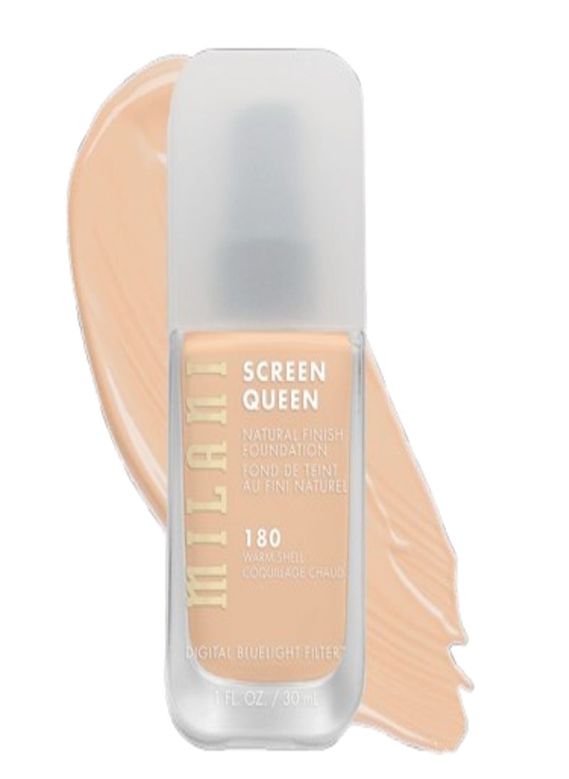 Milani Screen Queen Foundation - 180 Warm Shell  30ml