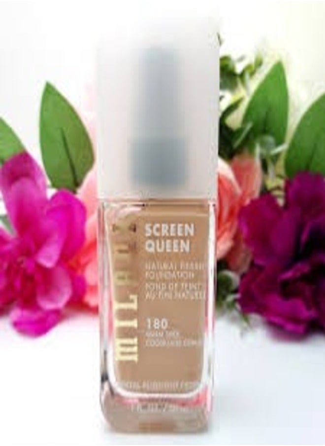 Milani Screen Queen Foundation - 180 Warm Shell  30ml