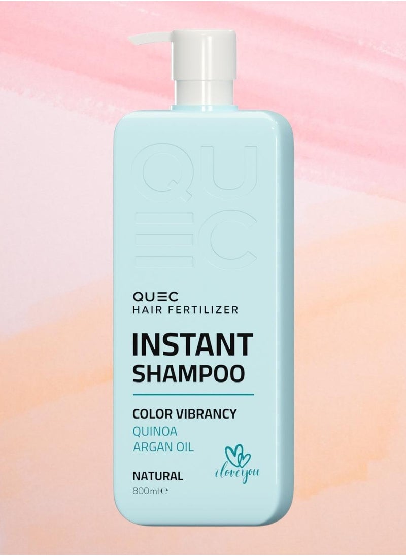 Quec Hair Shampoo Color Vibrancy with Quinoa and Argan Oil 800ml