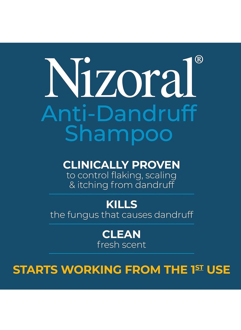 Anti Dandruff Shampoo with 1 percent Ketoconazole Fresh Scent 7 Fl Oz