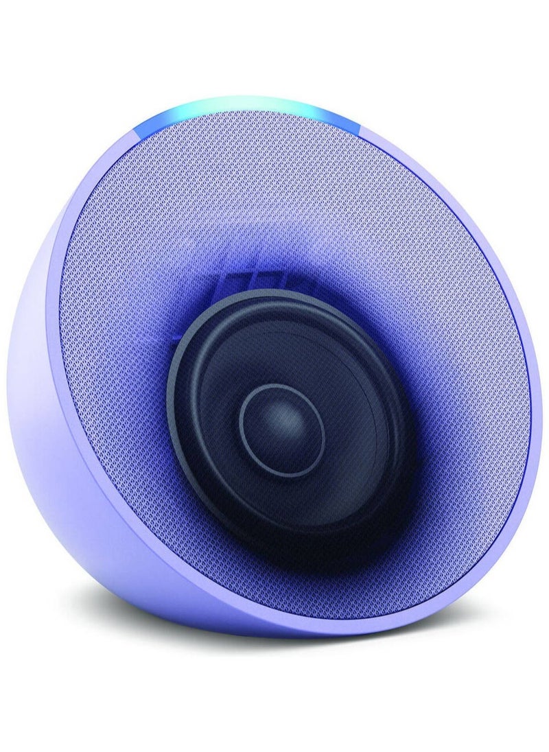 Pop Full sound compact Wi-Fi & Bluetooth smart speaker with Alexa  Use your voice to control smart home devices, play music or the Quran, and more (speaks English & Khaleeji)  Lavender