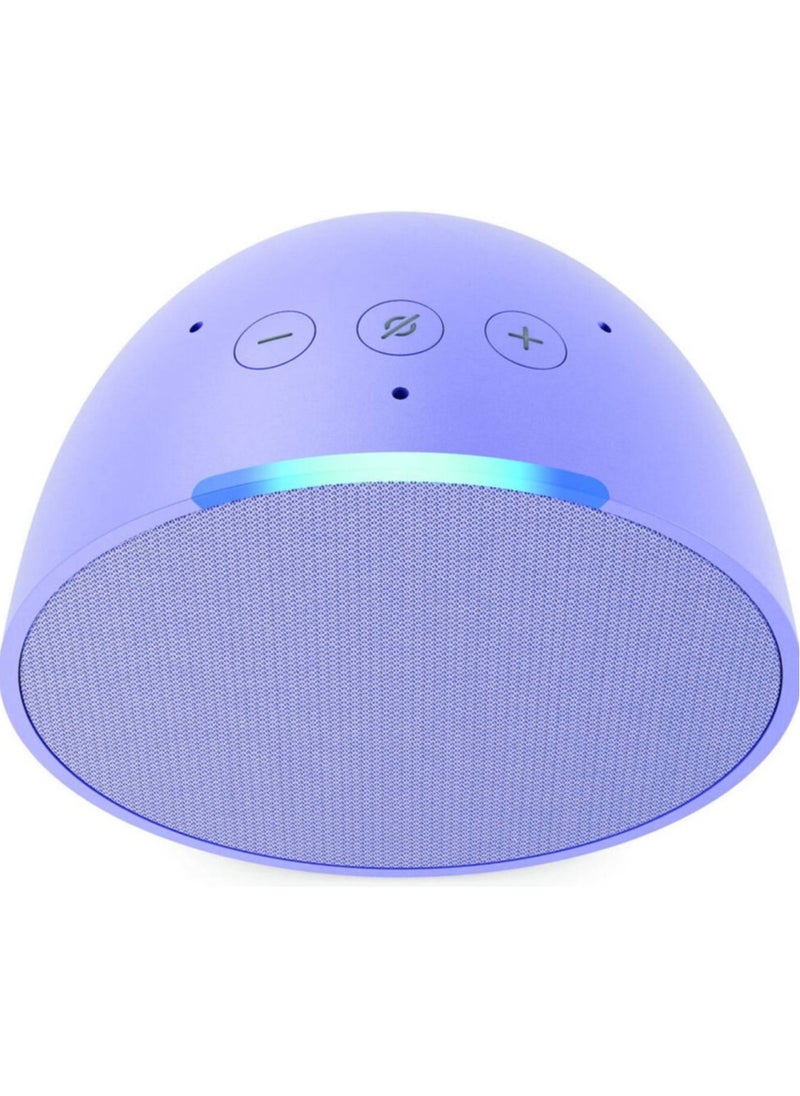 Pop Full sound compact Wi-Fi & Bluetooth smart speaker with Alexa  Use your voice to control smart home devices, play music or the Quran, and more (speaks English & Khaleeji)  Lavender