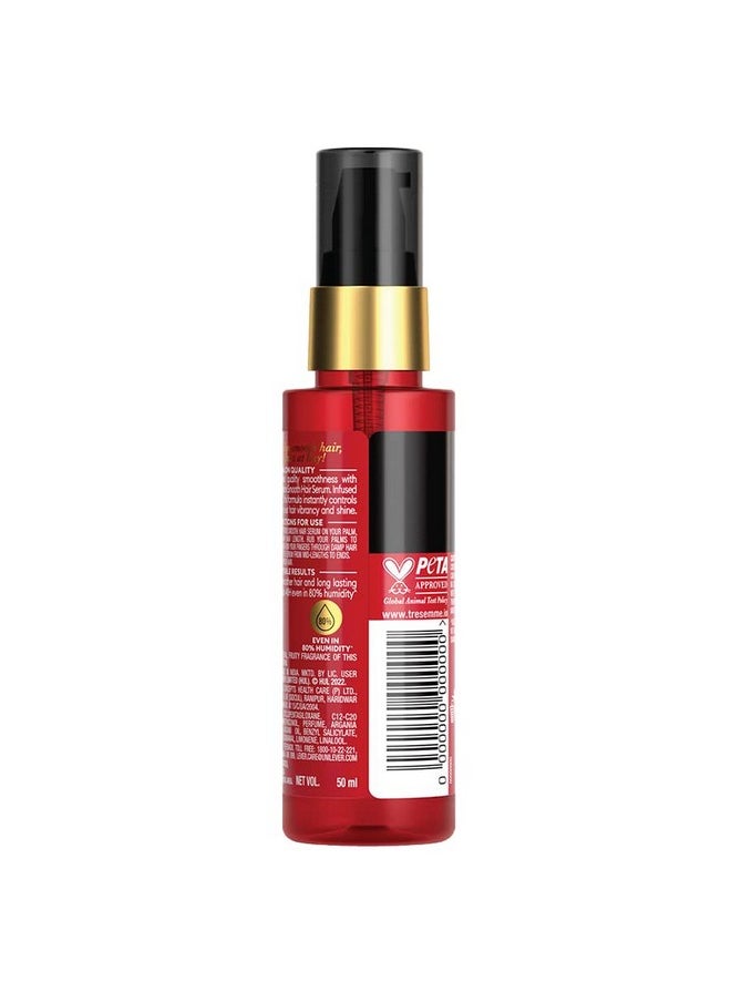 Tresemme Keratin Smooth Anti-Frizz Hair Serum 50ml with Argan Oil, for 2X Smoother Hair and Long Lasting Frizz control upto 48H even in 80% humidity