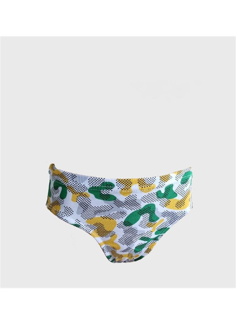 Boy Printed Lycra Slip Panties 12 Pieces - 1018