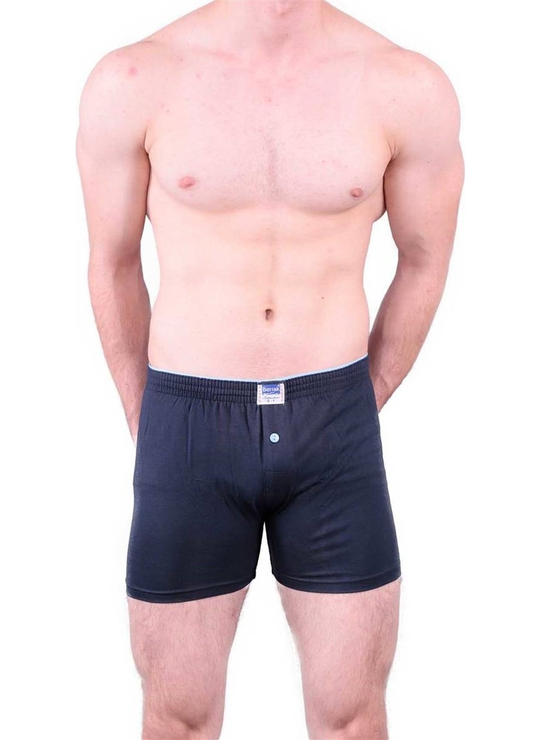 Men's Combed Cotton Boxers Buttoned 3 Pack 1099