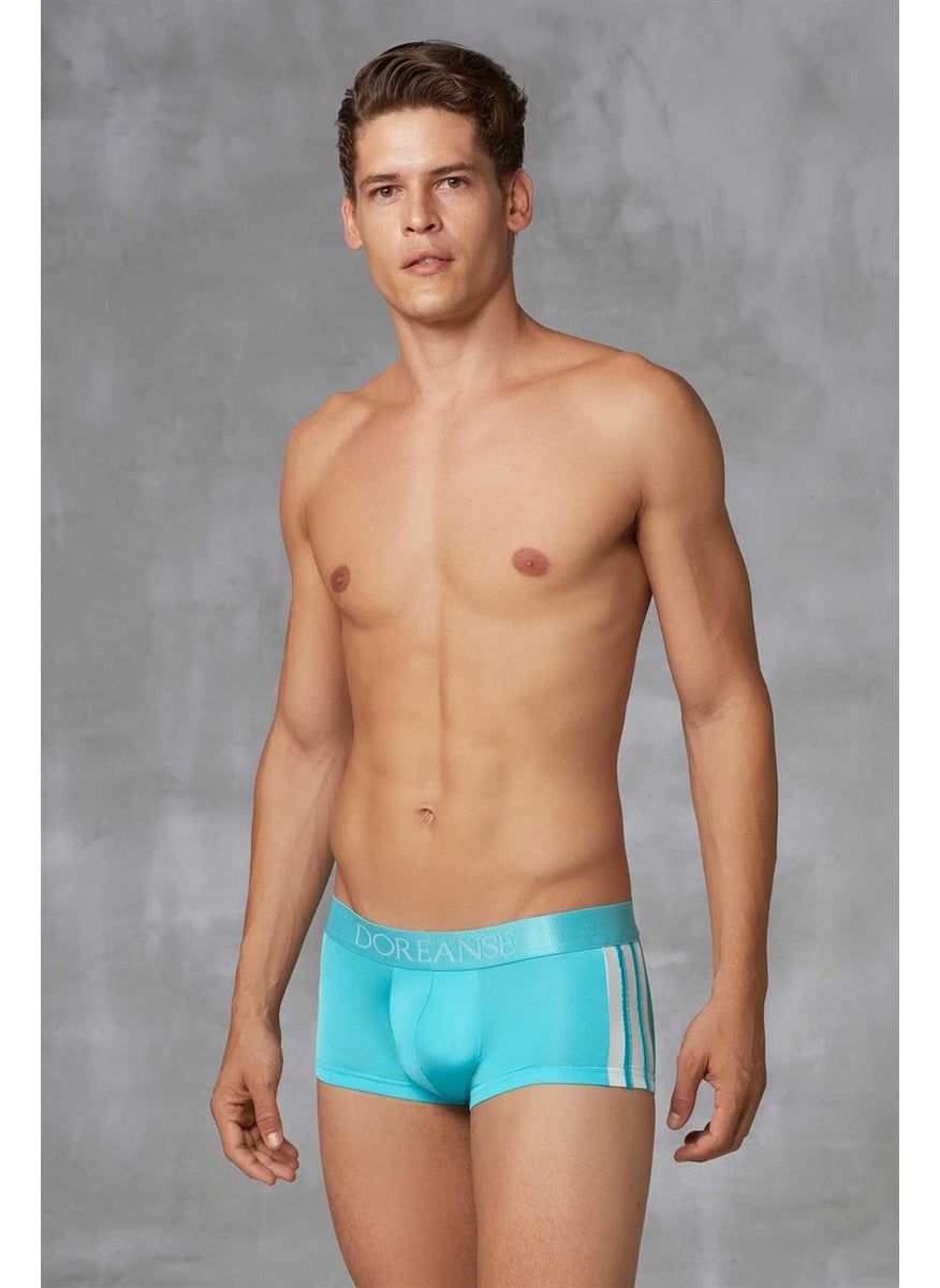 1589 Men's Polyamide Mini Ankle Turquoise Boxer