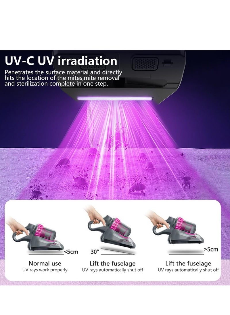 3-in-1 UV Vacuum Cleaner & Mite Remover – 10000Pa Strong Suction, 3-Speed Adjustable, LCD Display, Perfect for Home & Car Cleaning, Multi-Purpose