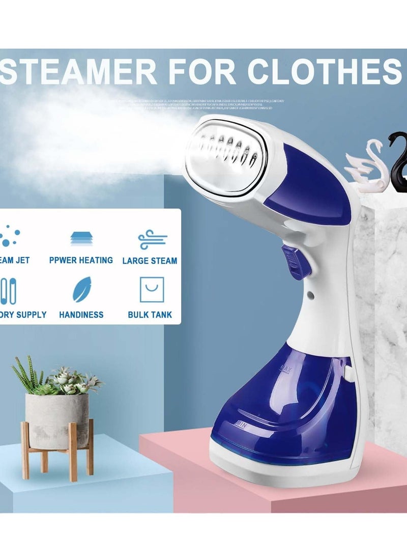 Portable Handheld Clothes Steamer | 1200W Fast Heat-Up | Wrinkle Remover for Clothes & Fabric | 280ml Detachable Water Tank | Auto-Off Safety Feature | Travel Garment Steamer