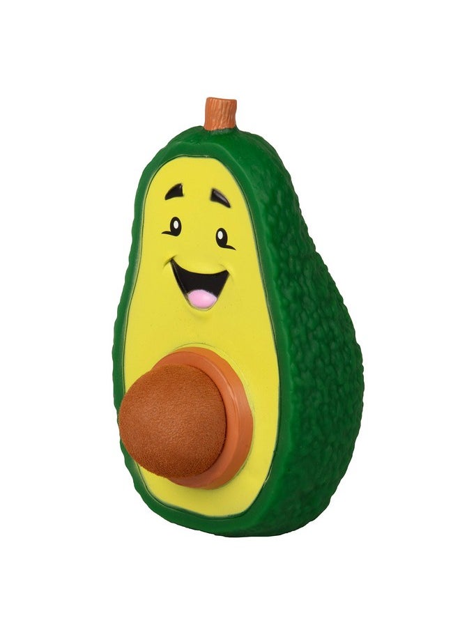 Avocado Ball Popper Toy - Christmas Stocking Stuffer Includes 4 Soft Foam Balls - Squeeze To Pop Air Powered Balls Up To 20 Feet - Safe For Indoor/Outdoor Play - Gift For Kids, Girls, Boys