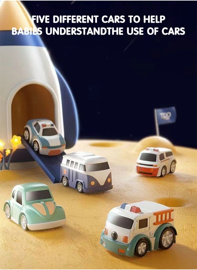 Car Adventure Toy,Space Theme Rescue Race Track Toys,Preschool Vehicle Playset Gifts,Puzzle Car Toys for Kids