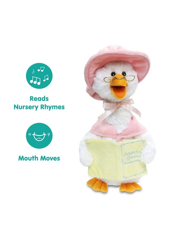 - Mother Goose Animated Stuffed Animal Reads Nursery Rhymes, 14”